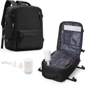 Compression Travel Backpack with Air Pump, Waterproof, Carry-On Friendly