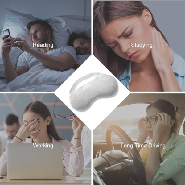 Weighted Lavender Eye Mask with Hot & Cold Therapy for Sleep - Image 7