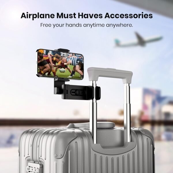 Universal Airplane Phone Holder with 360° Rotation for Travel & Home - Image 2