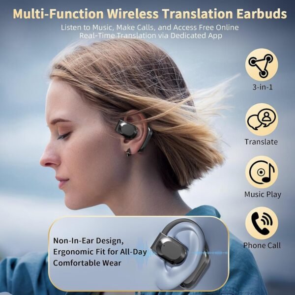 AI Real-Time Translator Earbuds with App – 144 Language Support - Image 7
