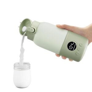 Portable Fast Bottle Warmer with Formula Container and Keep Warm Function
